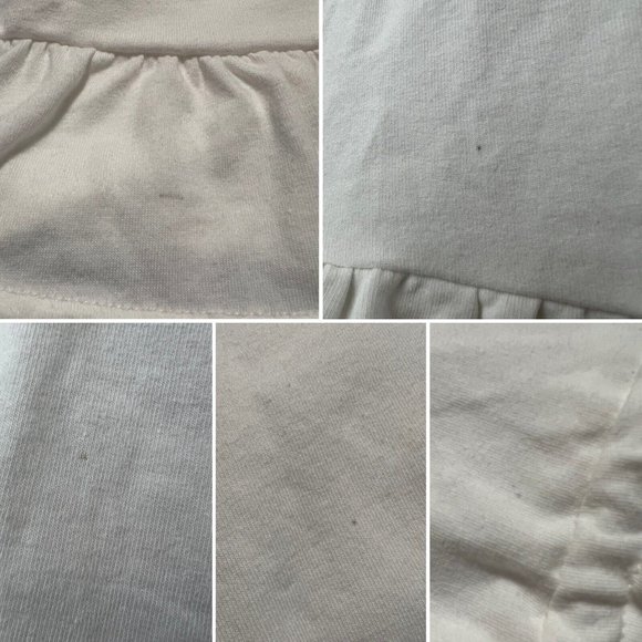 Sundays Larissa Dress Size L White Sleeveless Ruffled Drawstring Anthropologie - Picture 10 of 11